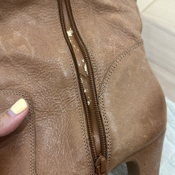 Jessica Simpson Keaton Tan Winter Haze Slouchy High Heel Boots - Picture 11 of 12